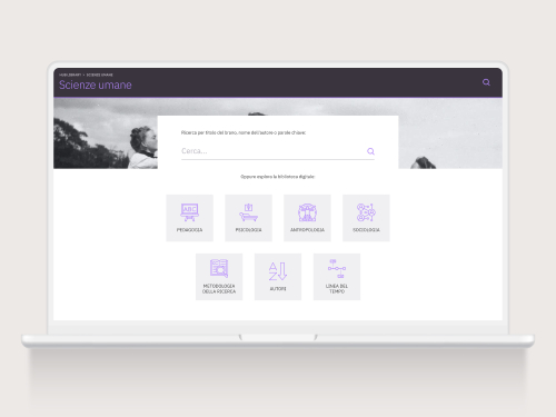 Hub library - Una biblioteca digitale multidisciplinare