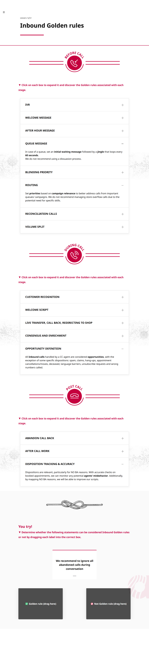 Manage Operational Execution ‒ Golden Rules