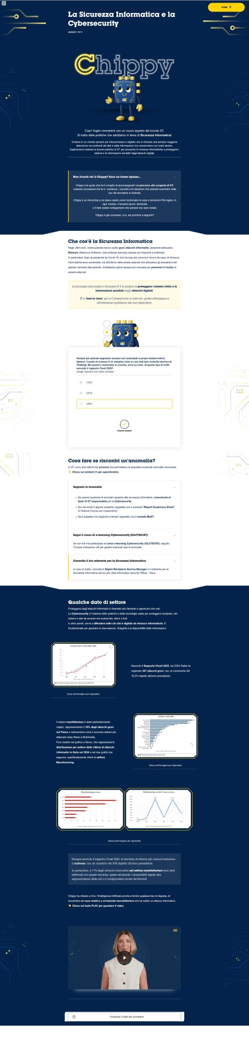 La Sicurezza Informatica in ST