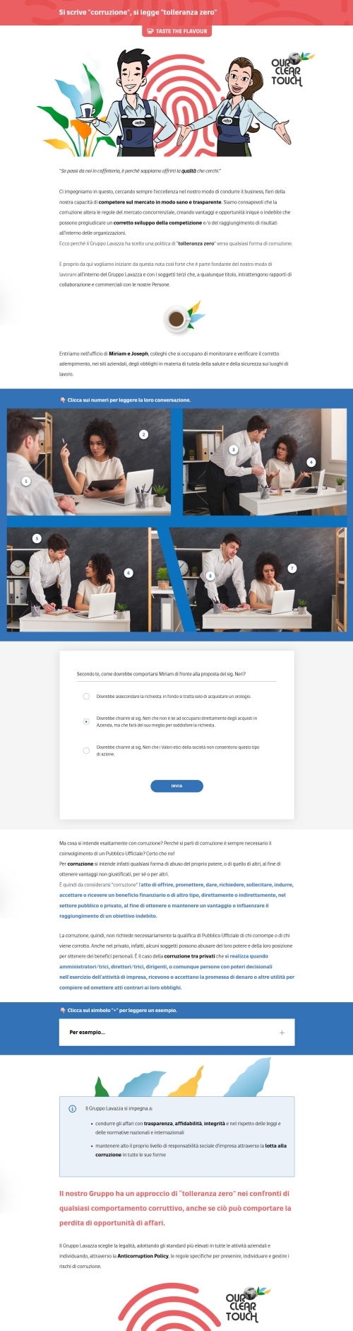 The Lavazza Group Anticorruption Policy