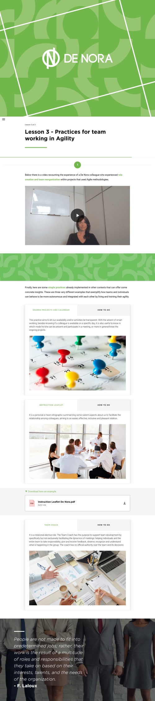 Teams and Roles in Agility