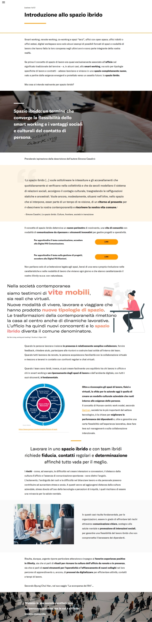 Collaborare nello spazio ibrido