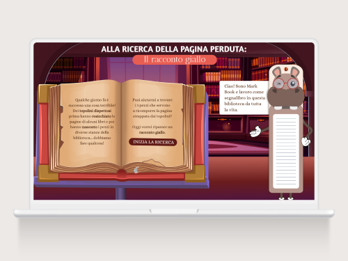 Alla ricerca della pagina perduta - Escape room linguistiche per il II ciclo